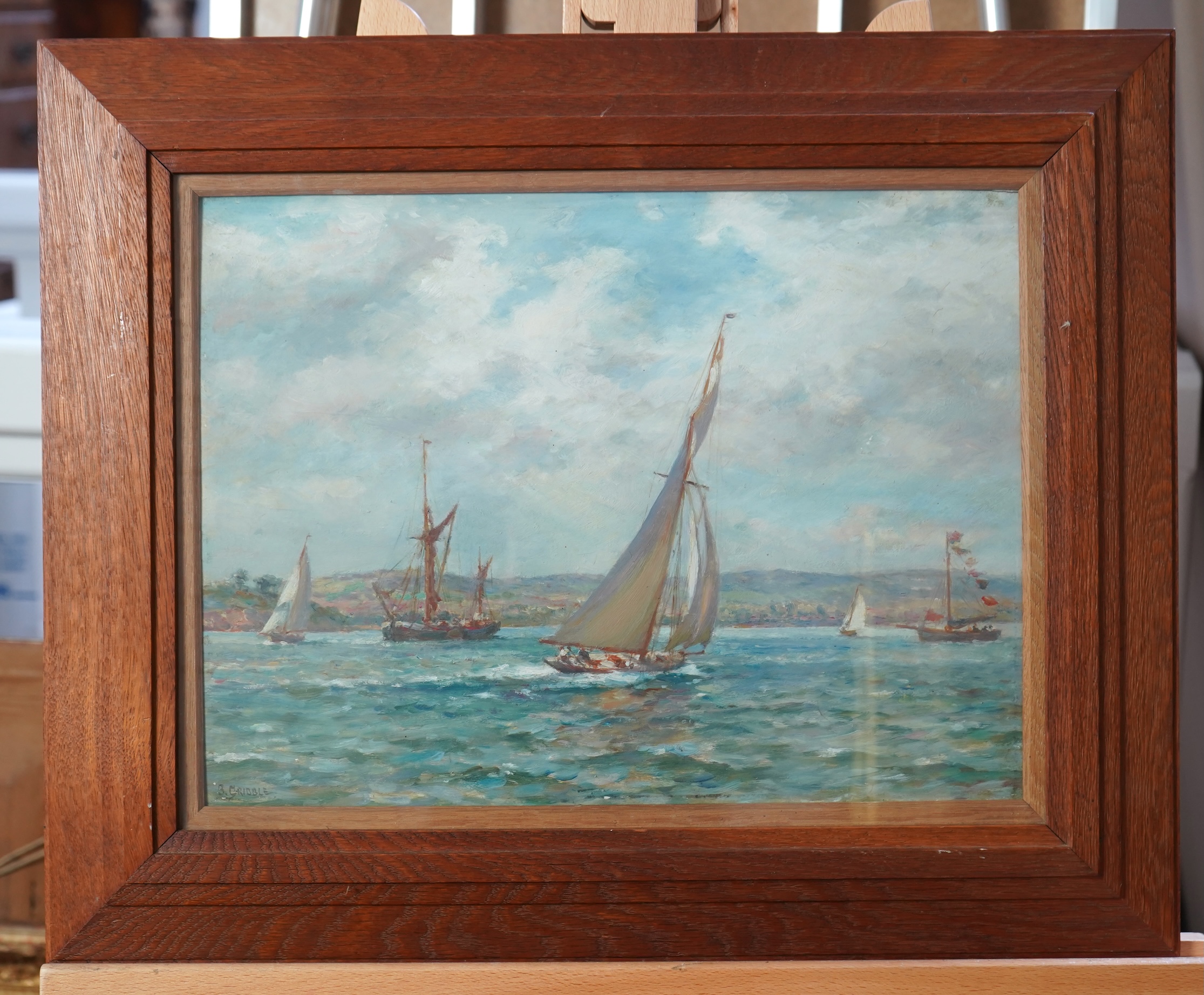 Bernard Finegan Gribble, 1872-1962, Shipping off the Coast